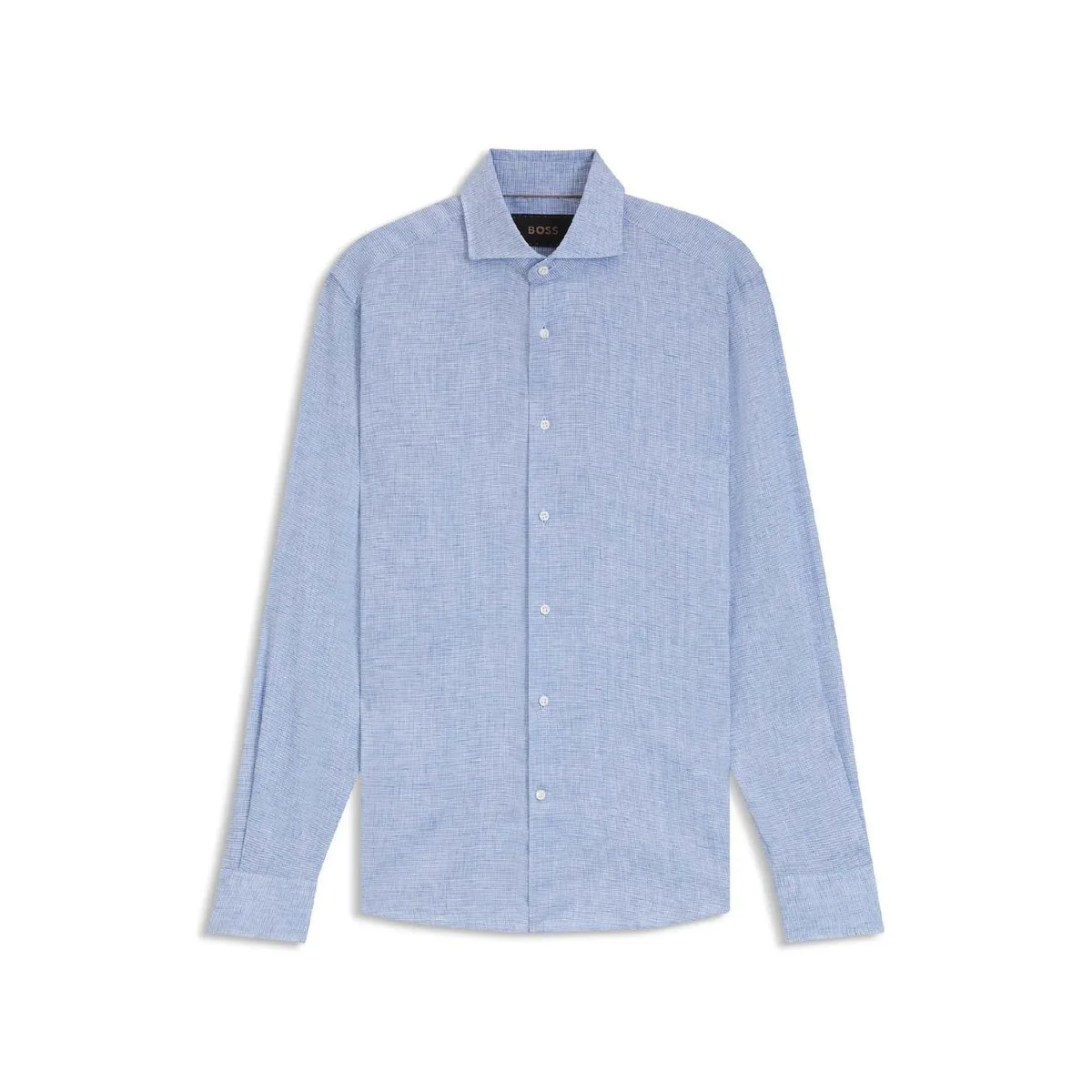 Boss L-Hays Slim Fit Linen Shirt