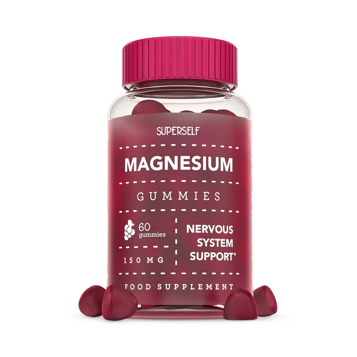 SuperSelf Magnesium 150mg Grape Flavour 60 Gummies