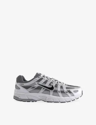 For Him P-6000 Leather and Mesh Trainers - 11 in ATMOSPHERE GREY BLACK PE – Mens | Trainers | Lace up trainers