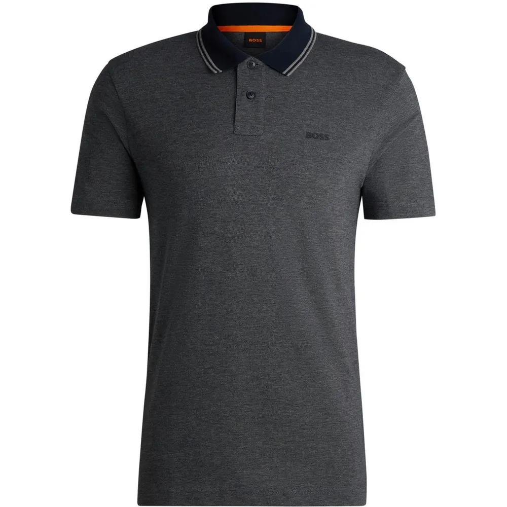 Boss Mens BOSS ORANGE Short Sleeve Polo Shirt (Peoxfordnew)