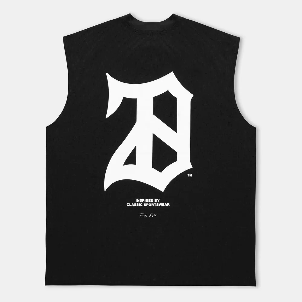 28 Club Men's Mesh Performance Gym Vest detail 2