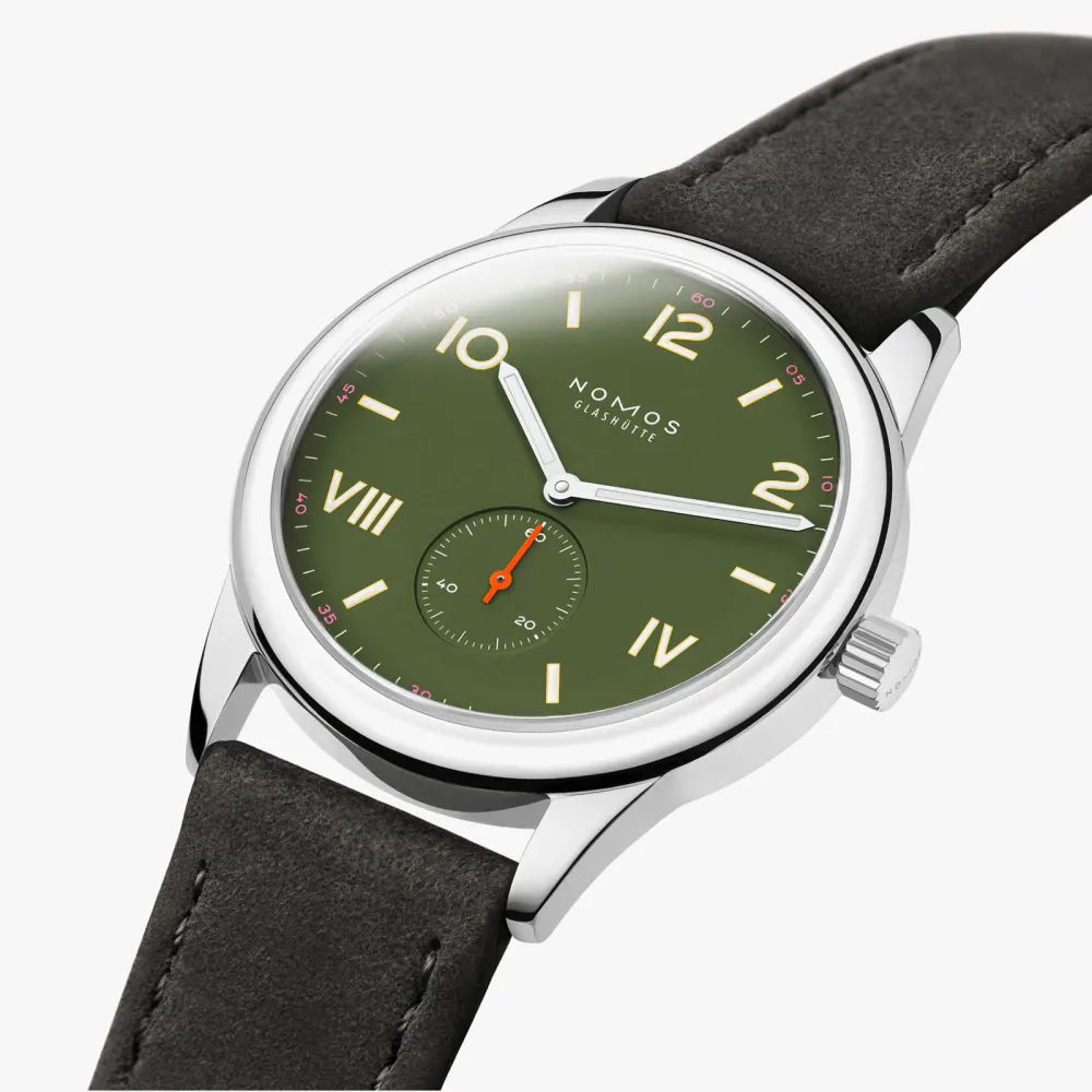 Nomos Glashutte Club Campus 38 All Olive in Green, additional product view 3