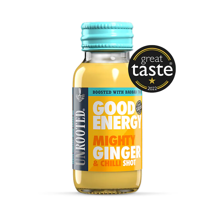 Unrooted Good Energy Mighty Ginger and Chilli Shot 60ml
