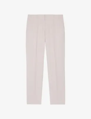 THE KOOPLES Straight-Leg Regular-Fit Cotton and Linen-Blend Trousers