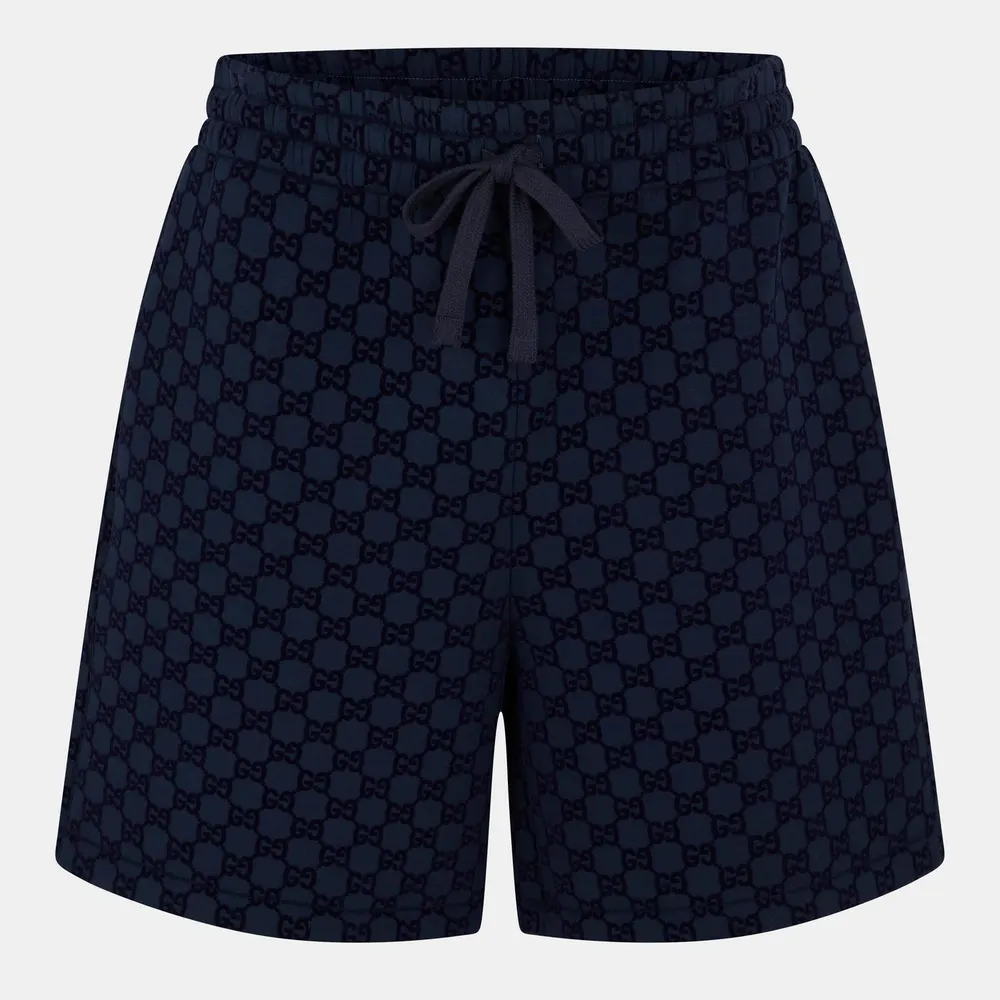 Gucci Men's Classic Fit Fleece Jogger Shorts