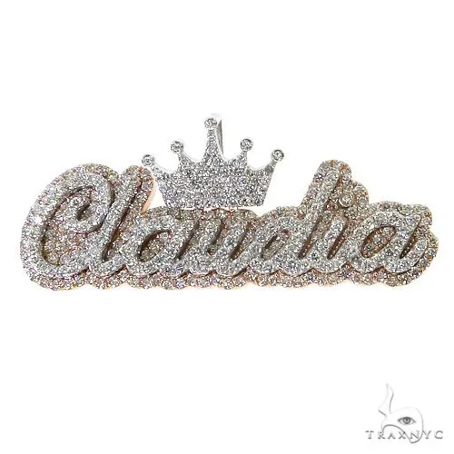 RINA - For Him CUSTOM Custom Made Diamond Name Pendant 68817 – Pendant