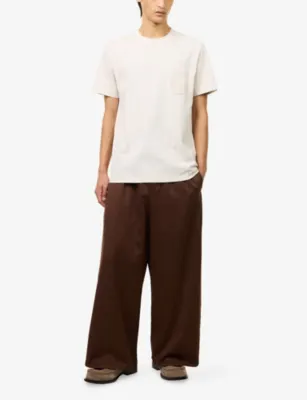 LOEWE Anagram Patch-Pocket Cotton T-Shirt detail 2