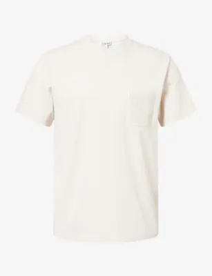 LOEWE Anagram Patch-Pocket Cotton T-Shirt