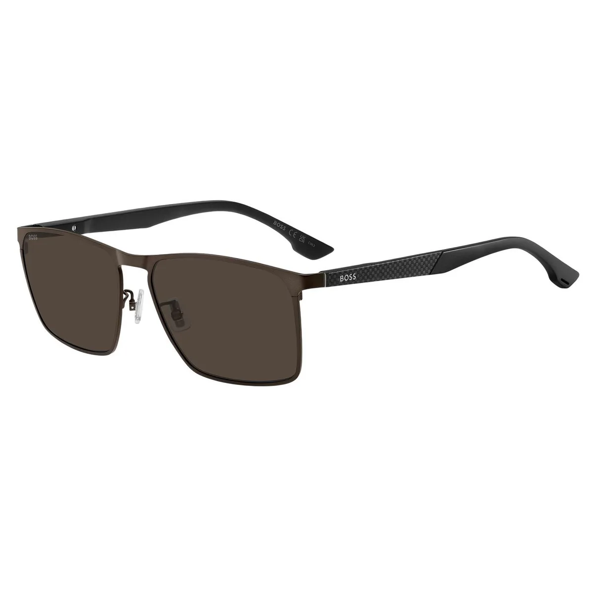 Boss Men's Rectangular Wayfarer Sunglasses