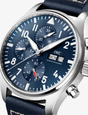 IWC Pilot's Chronograph Stainless-Steel Automatic Watch 43mm detail 2