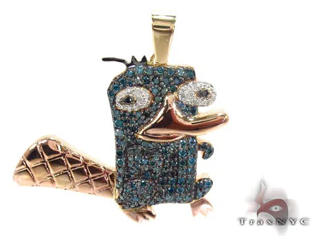 RINA - For Him FACTORY Prong Diamond Custom Pendant 32023 in Rose Gold – Pendant