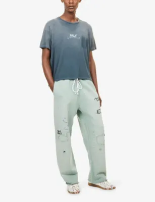 PALY HOLLYWOOD Alta Cienega Straight-Leg Cotton Jogging Bottoms detail 2