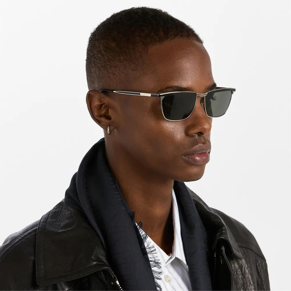 Saint Laurent Saint Laurent SL 795 Mens Rectangle Sunglasses detail 3