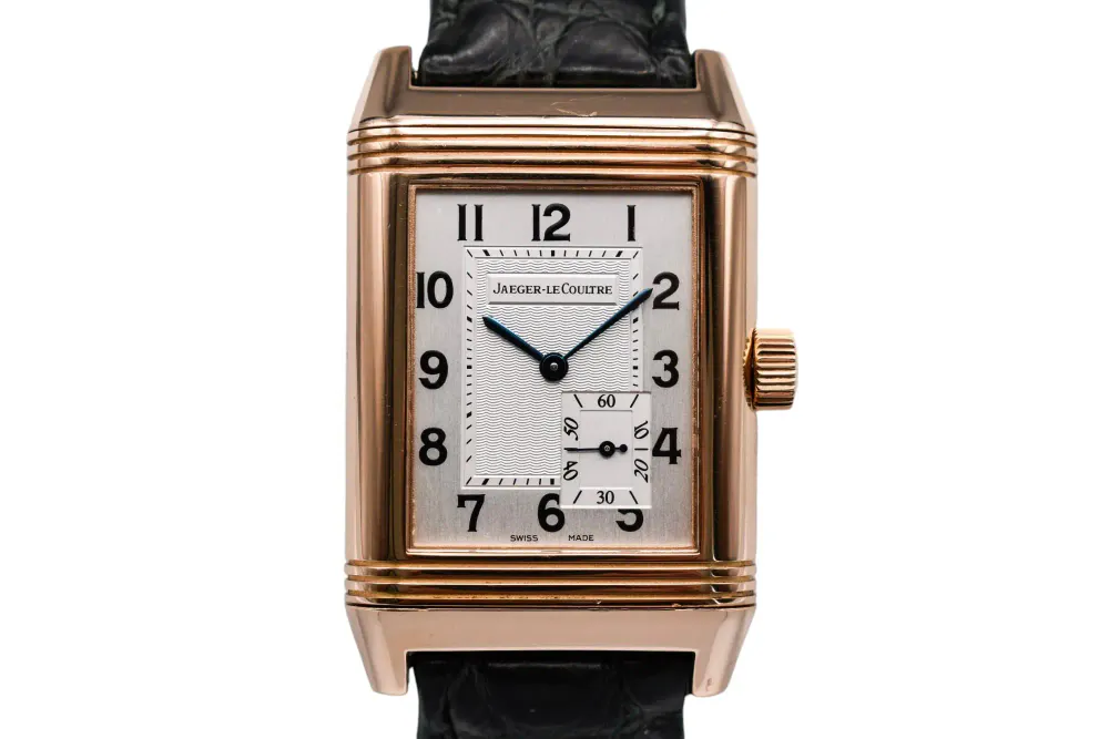 Jaeger-LeCoultre Reverso Grande Reserve 3012420 — 2011 — Excellent in Silver Guilloche Arabic – Pre-owned watches