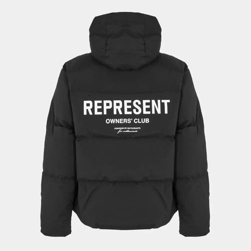 Represent Men's Quilted Insulated Short Puffer Jacket detail 2