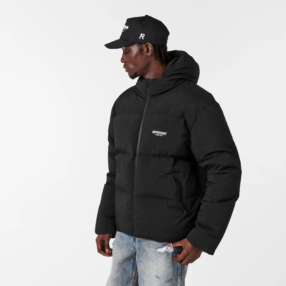 Represent Men's Quilted Insulated Short Puffer Jacket detail 3