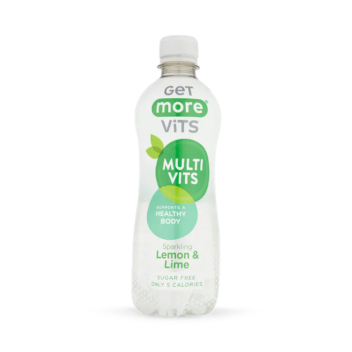Get More Vits Get More Multivitamins Sparkling Lemon & Lime 12x500ml
