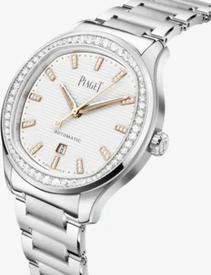 PIAGET Polo Stainless-Steel And Diamond Watch 36mm detail 3