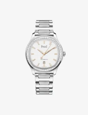 PIAGET Polo Stainless-Steel And Diamond Watch 36mm