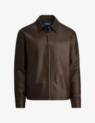 POLO RALPH LAUREN The Bayville Leather Jacket in BISON BROWN – Mens | Coats & jackets | Leather jackets | Leather