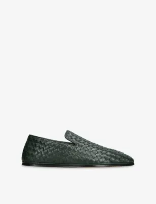 BOTTEGA VENETA Intrecciato Leather Loafers - EUR 40 / 6 UK MEN