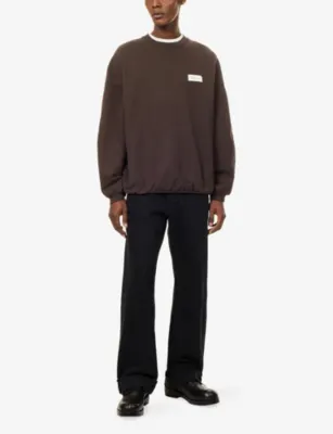 JACQUEMUS The Montaigne Cotton-Jersey Sweatshirt detail 2