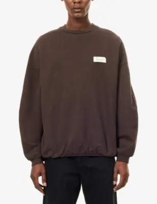 JACQUEMUS The Montaigne Cotton-Jersey Sweatshirt detail 3