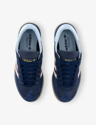 ADIDAS Handball Spezial Suede Low-Top Trainers - EUR 39 / 5 UK MEN in DARK BLUE QUARTZ SKY, additional product view 2