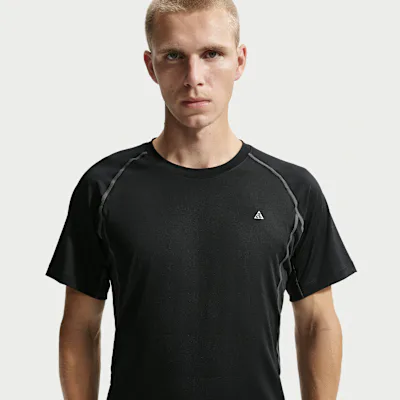 Nike ACG Wildsee Men's Dri-FIT Short-Sleeve Base Layer Top - Black/Anthracite/Summit White
