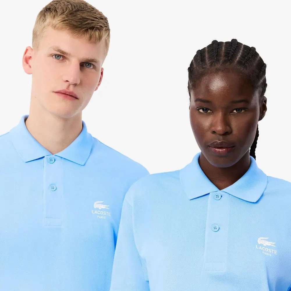 Lacoste Classic Fit Signature Print L.12.12 Polo Shirt detail 3
