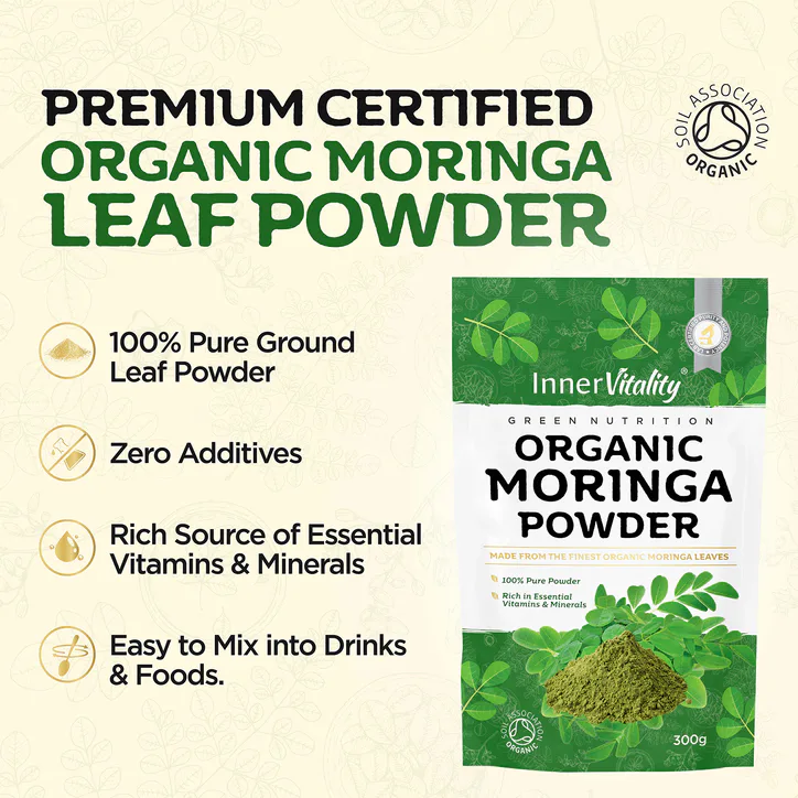 INNER VITALITY Organic Moringa Powder 300g detail 3