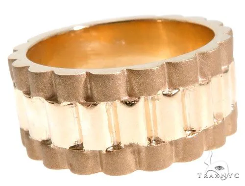 RINA - For Him FACTORY 14K Yellow Gold Band 63969 in Rose Gold / 9 – Ring