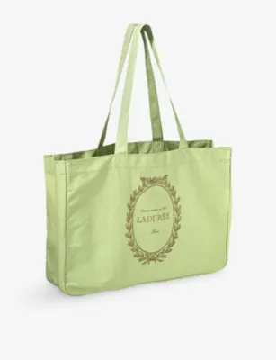 LADUREE Ladurée Cotton-Canvas Tote Bag detail 2