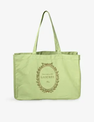 LADUREE Ladurée Cotton-Canvas Tote Bag