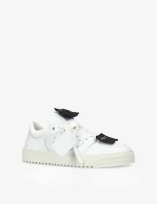 OFF-WHITE C/O VIRGIL ABLOH 3.0 Off-Court Low-Top Leather Trainers - EUR 41 / 7 UK MEN in White, additional product view 3