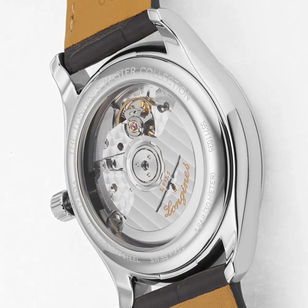Longines Master Collection 38.5mm Mens Watch Silver in Silver, additional product view 3