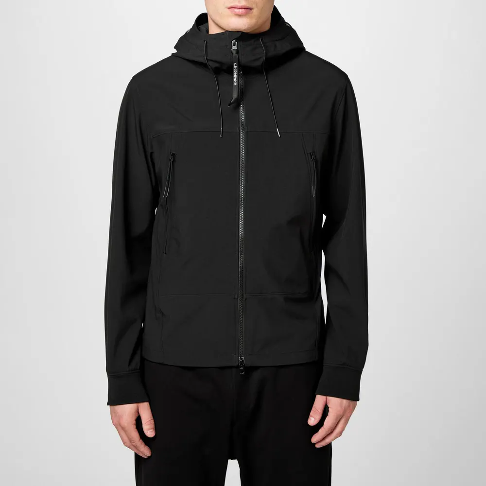 CP Company Men's Goggle Water Resistant Hooded Long Sleeve Softshell Jacket detail 3