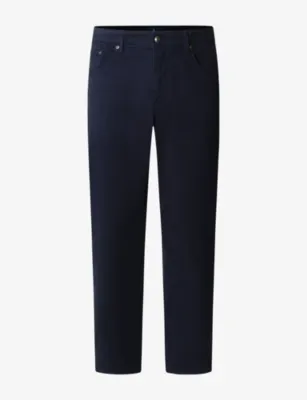 HACKETT Trinity Regular-Fit Stretch-Cotton Trousers