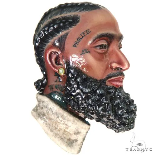 RINA - For Him CUSTOM Custom Made Nipsey Hussle Pendant 66751 in Rose Gold – Pendant