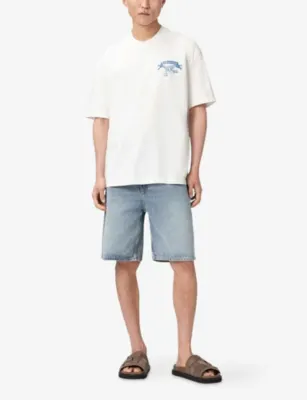 ALLSAINTS Cray Graphic-Print Cotton T-Shirt detail 2