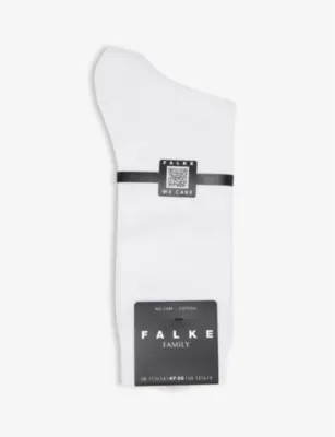 FALKE Family ribbed stretch-cotton-blend socks - 12-14.5