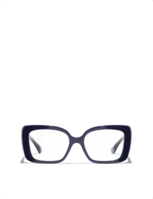 CHANEL CH3503B Rectangle-Frame Acetate Optical Glasses