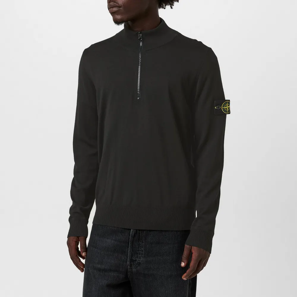 Stone Island Quarter-Zip Knit Top detail 3