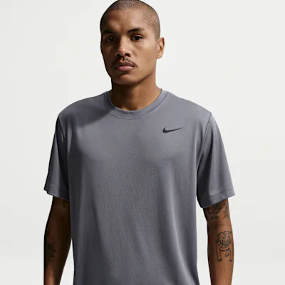 Nike Men's Dri-FIT Training T-Shirt - Smoke Grey/Black in Smoke Grey/Black – Nike men's and unisex