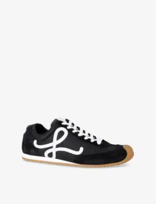 LOEWE Ballet Runner 2.0 Leather and Shell Low-Top Trainers - EUR 45 / 11 UK MEN in BLACK, additional product view 3