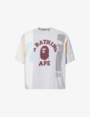 A BATHING APE Logo-Print Cotton-Jersey T-Shirt
