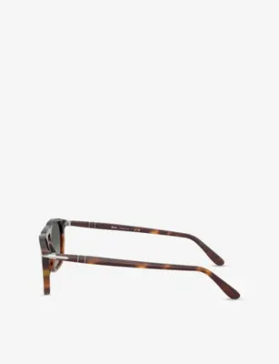 PERSOL PO3391S Square-Frame Acetate Sunglasses detail 2