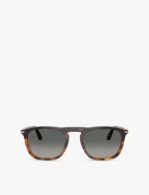 PERSOL PO3391S Square-Frame Acetate Sunglasses