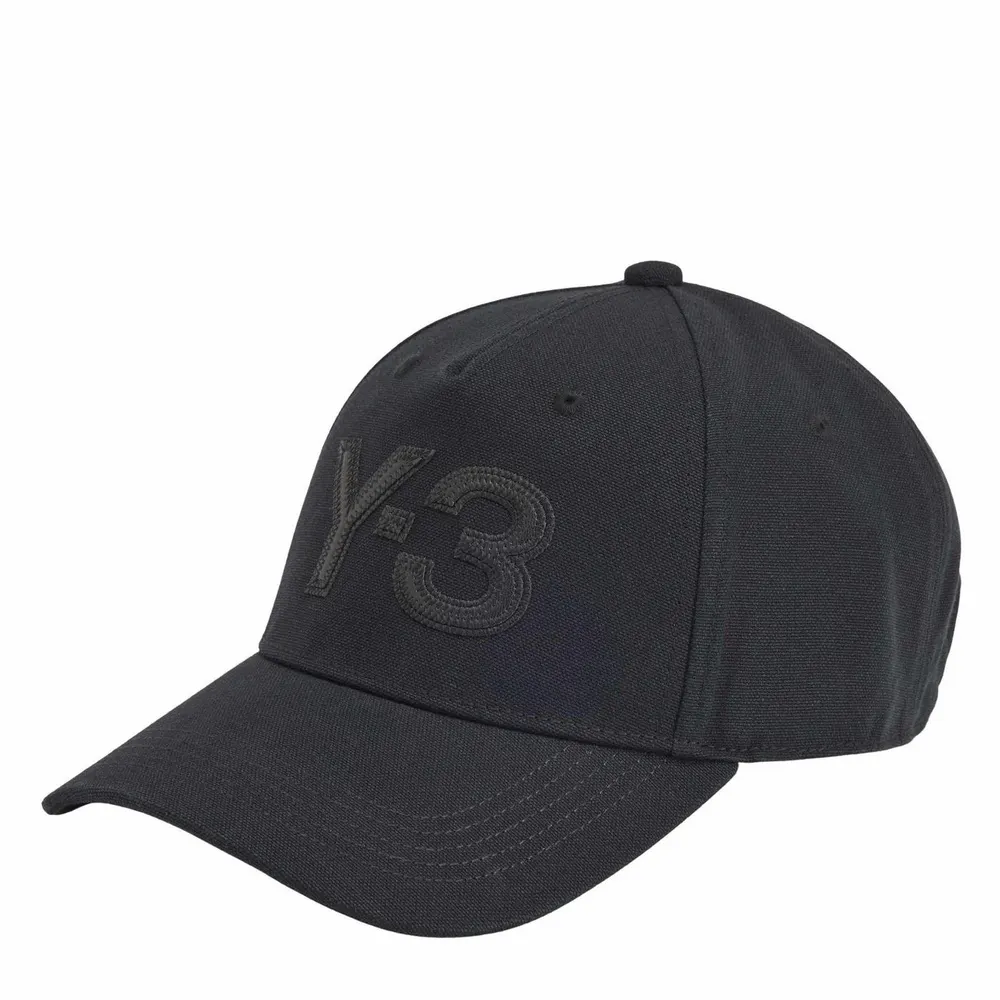 Y3 Logo Cap in Black – Accessories