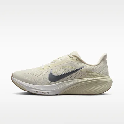Nike Pegasus 42 Men's Road-Running Shoes - Coconut Milk/Light Khaki/Gum Light Brown/Metallic Silver